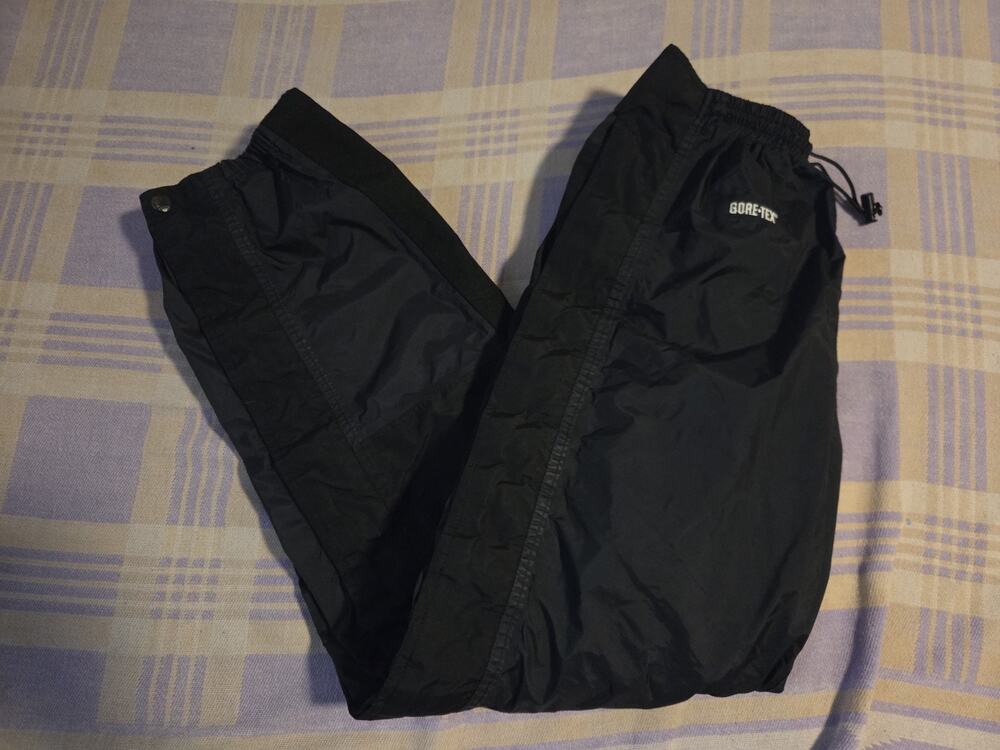 Vintage The North Face Goretex Mountain Light Pants Small Black 90s Ski Snow